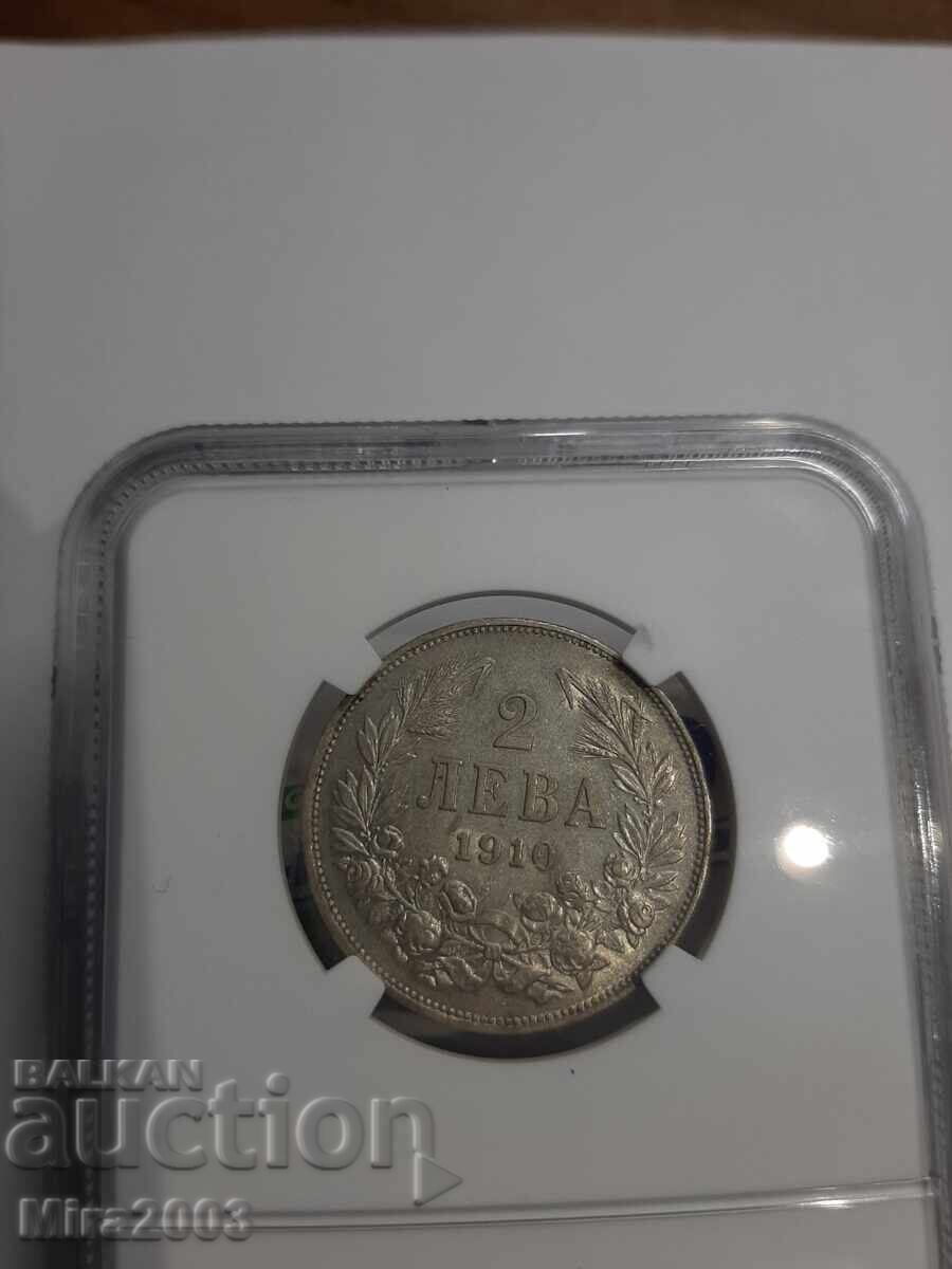 2 leva 1910 AU55 NGC - 5