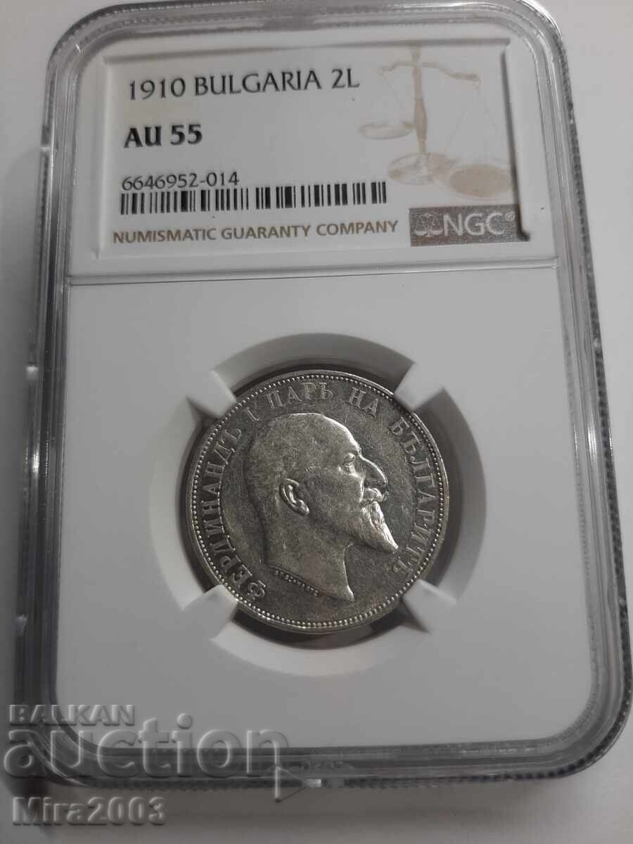 2 leva 1910 AU55 NGC