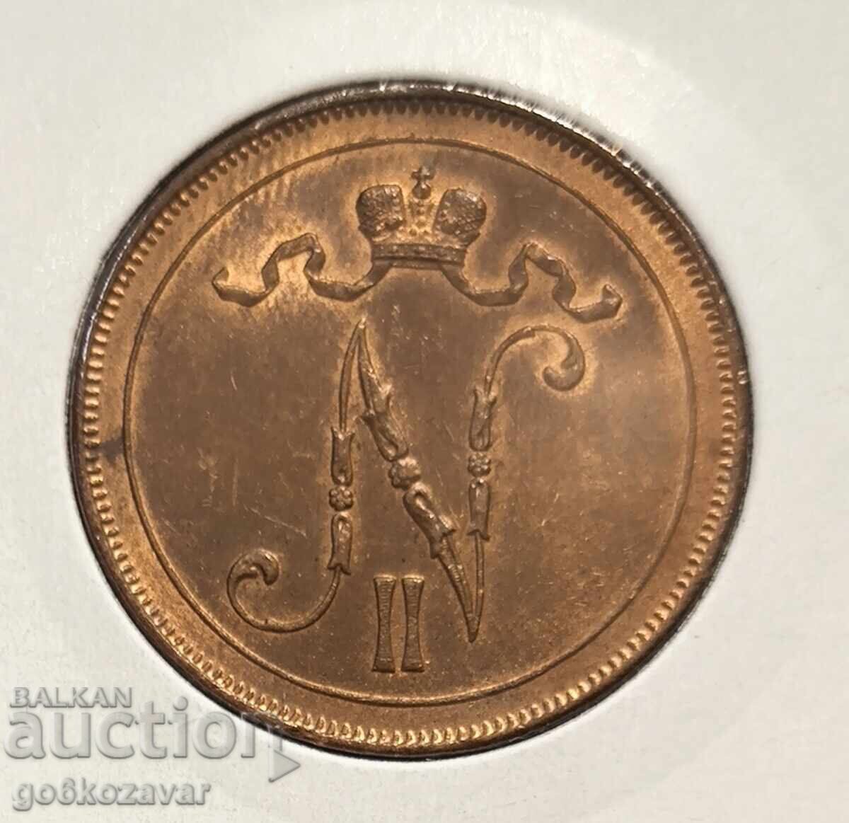 Ρωσία (για Φινλανδία) 1917 - 10 πέννι κορυφαίο νόμισμα! με τιμή 38.00 BGN | € 19.43 Ρωσία (για Φινλανδία) 1917 - 10 πέννι κορυφαίο νόμισμα! με τιμή 38.00 BGN | € 19.43