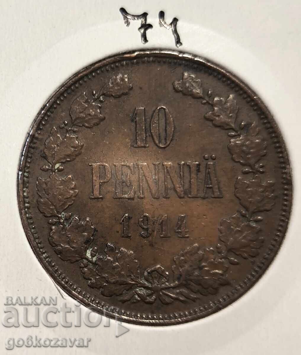 Ρωσία (για Φινλανδία) 1914 - 10 πέννι Ρωσία (για Φινλανδία) 1914 - 10 πέννι