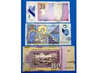 Macedonia 3-coin set 2018 10 50 100 Denars UNC New