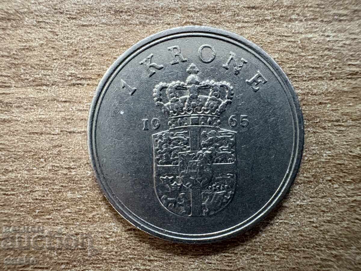 Δανία - 1 κορώνα (1965) Δανία - 1 κορώνα (1965)