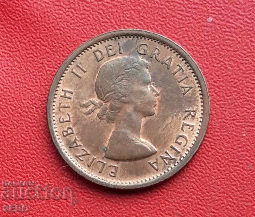 Καναδάς - 1 σεντ 1963 με τιμή 0.40 BGN | € 0.20