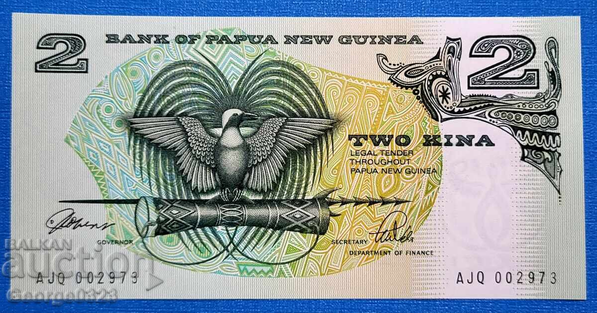 Папуа Нова Гвинея 1981 2 Кина UNC Нова