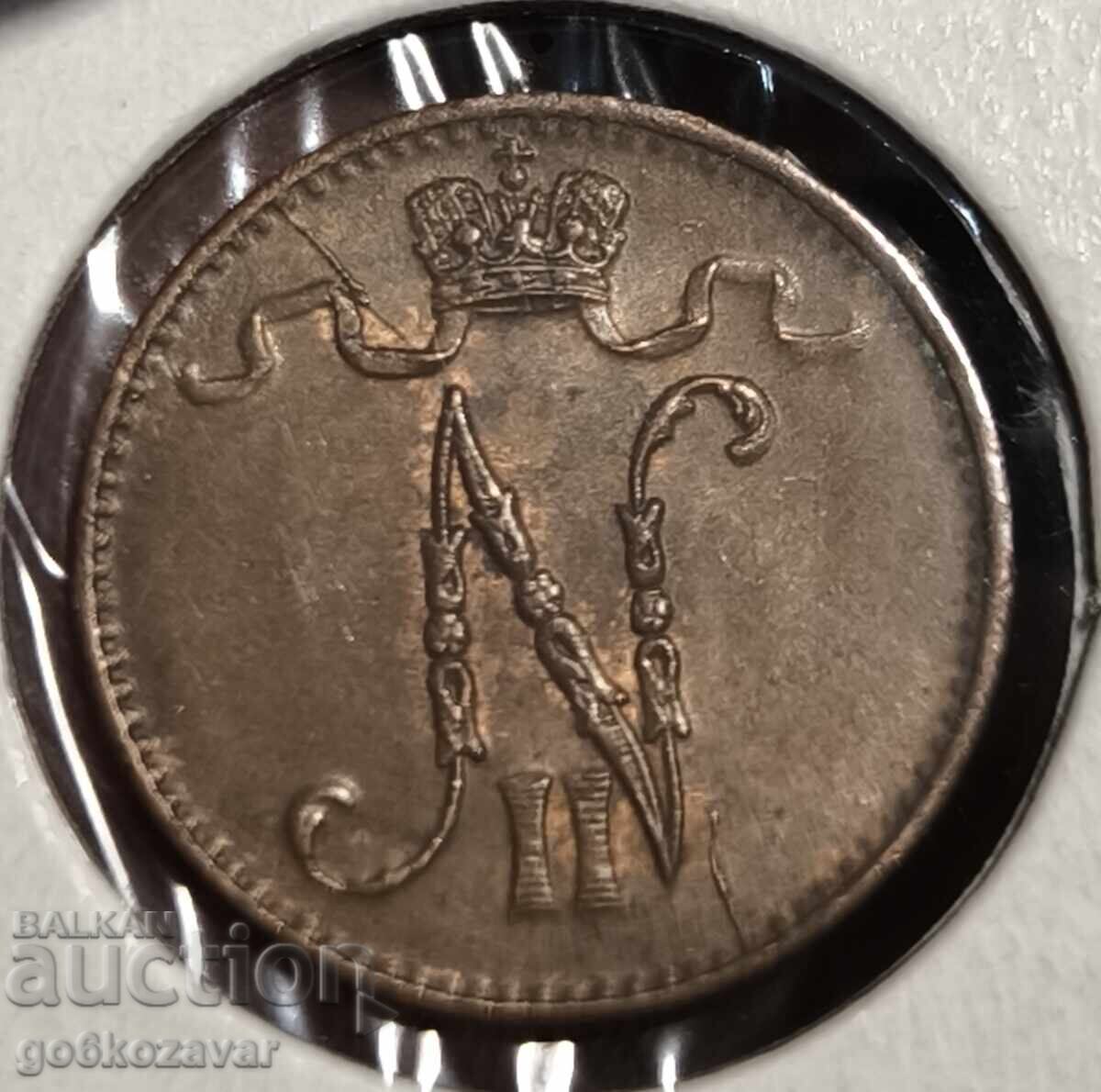 Ρωσία (για Φινλανδία) 1916 - 1 πένι Κουριόζ Σπασμένο μήτρωμα με τιμή 30.00 BGN | € 15.34