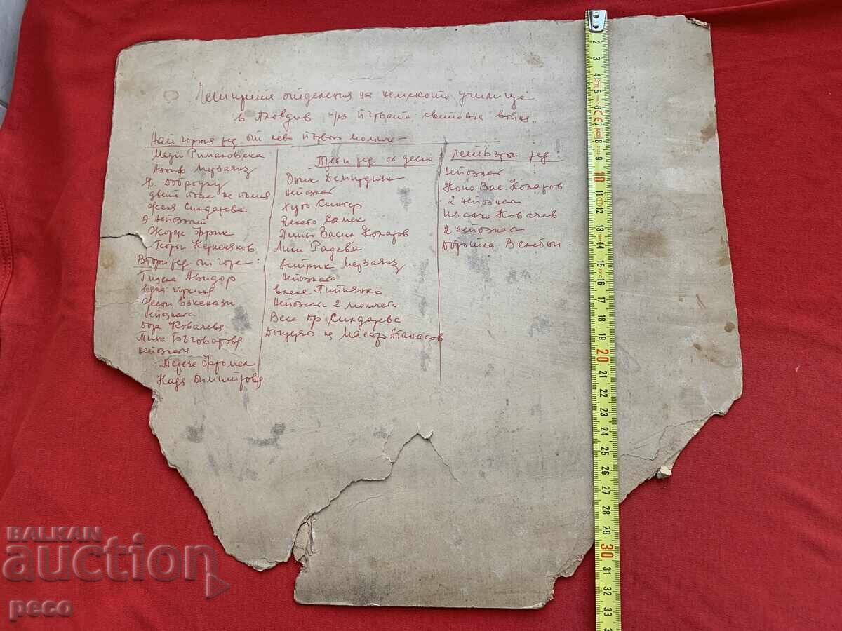 Γερμανικό σχολείο Φιλιππούπολης, Α' Παγκόσμιος Πόλεμος, παλιά φωτογραφία - 5