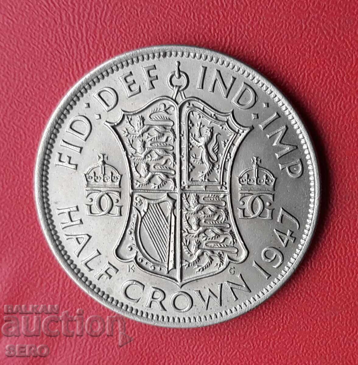 Great Britain - 1/2 Crown 1947 - Extremely Fine Condition Great Britain - 1/2 Crown 1947 - Extremely Fine Condition