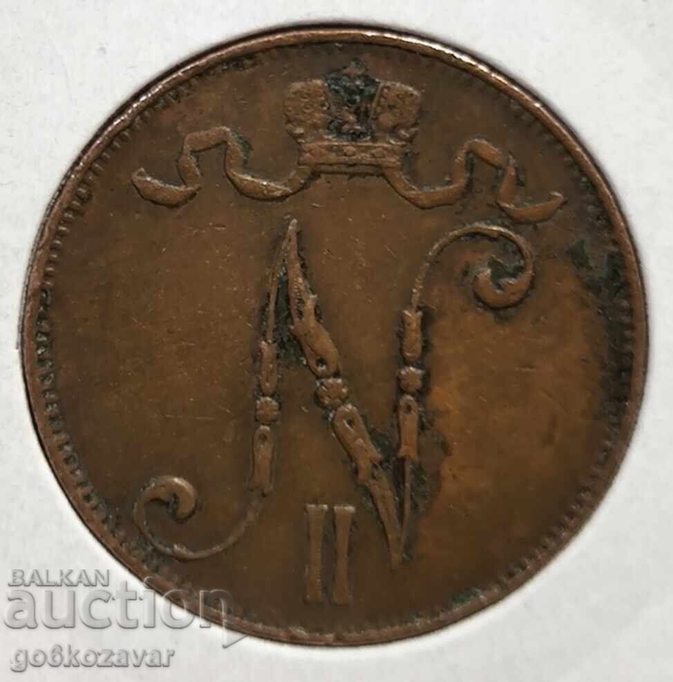 Ρωσία (για Φινλανδία) 1908 - 5 πέννι με τιμή 10.00 BGN | € 5.11 Ρωσία (για Φινλανδία) 1908 - 5 πέννι με τιμή 10.00 BGN | € 5.11