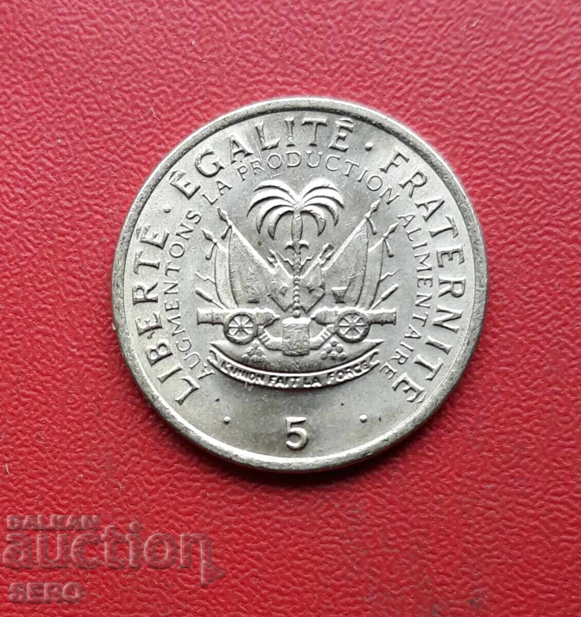 Haiti-5 cenți 1975 F.A.O