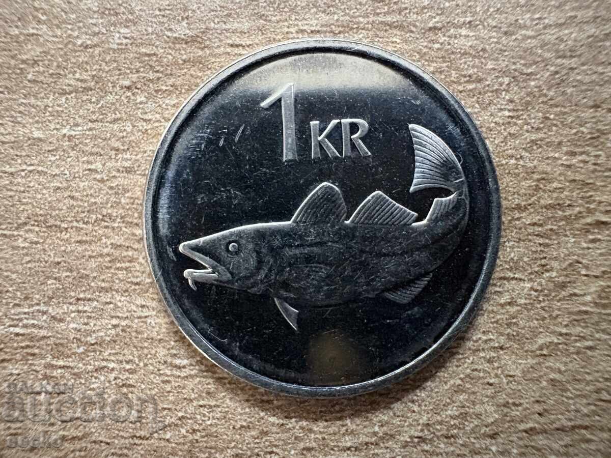 Ισλανδία - 1 κρόνα (2011) Ισλανδία - 1 κρόνα (2011)