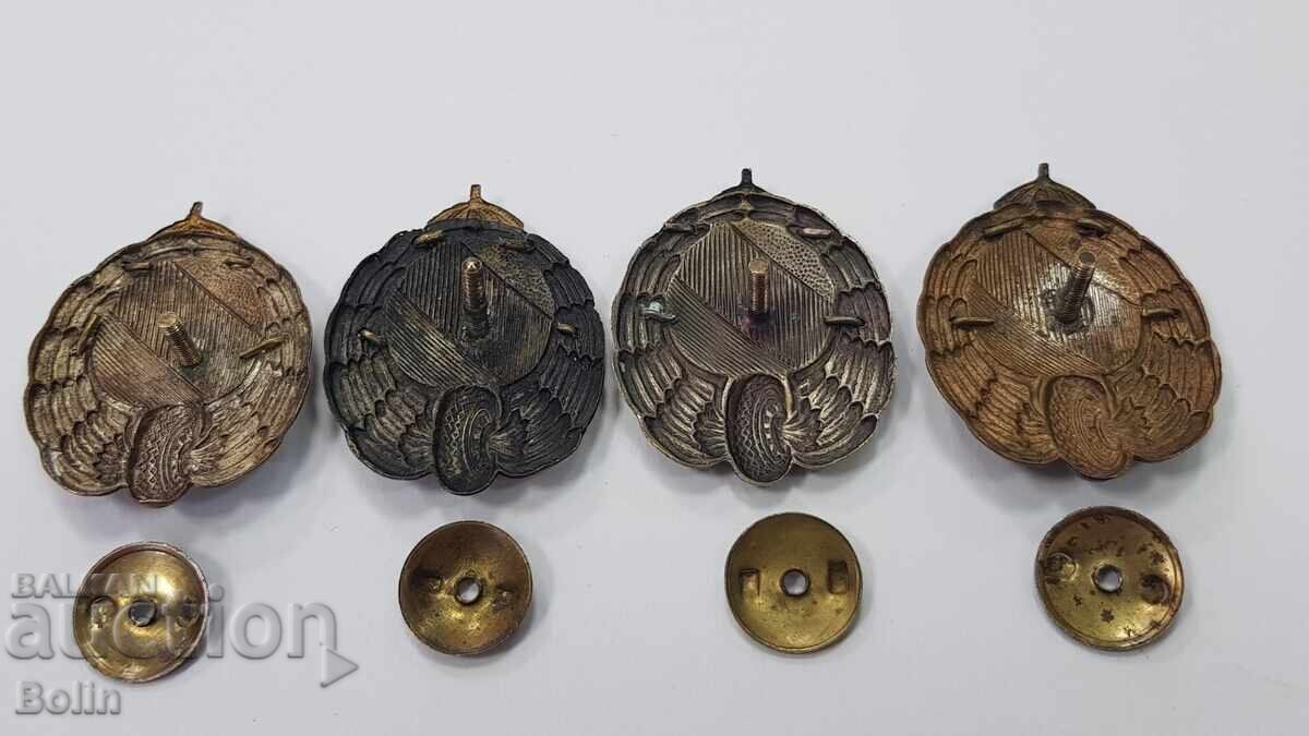 Редки царски знаци, знак Военен Шофьор 4 броя - 6 Редки царски знаци, знак Военен Шофьор 4 броя - 6
