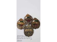 Редки царски знаци, знак Военен Шофьор 4 броя