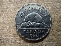 Канада - 5 цента (1980)