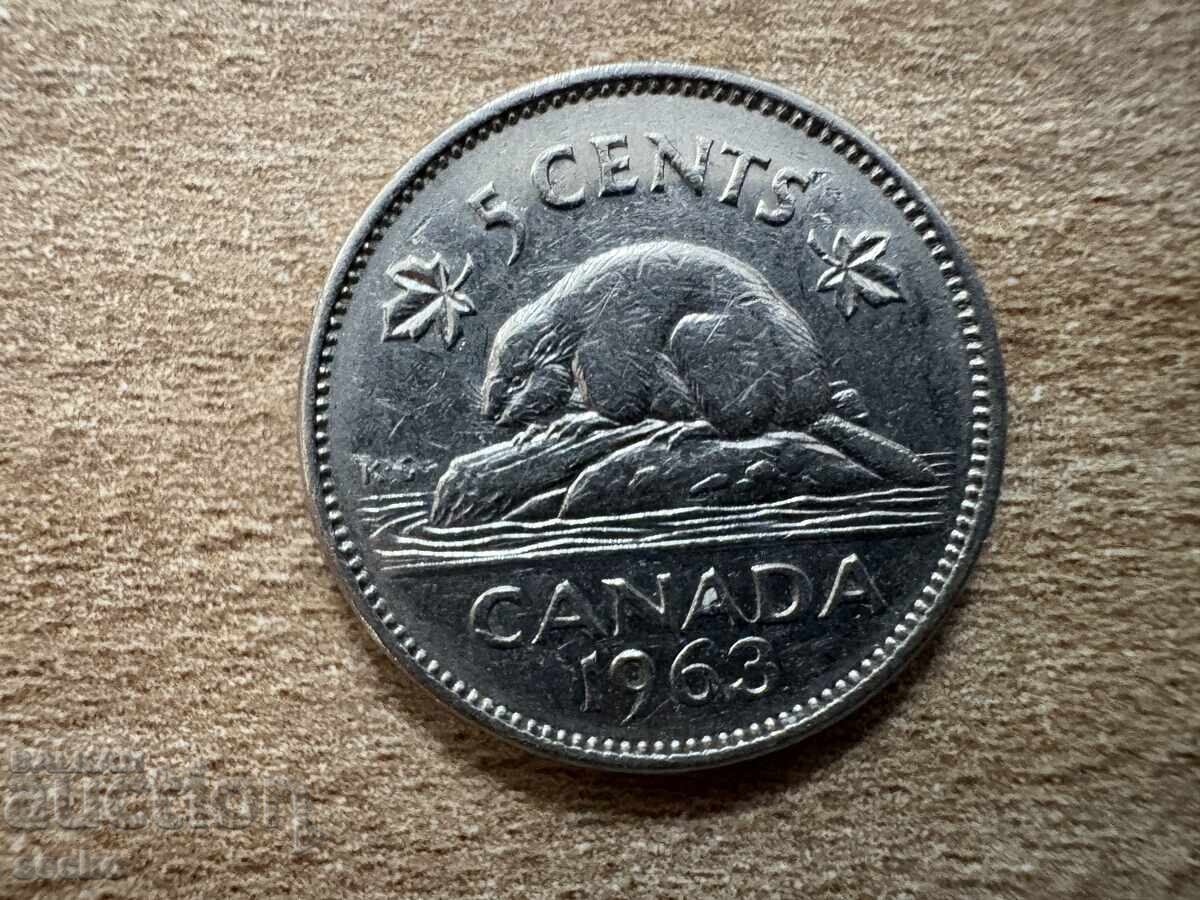 Canada - 5 Cents (1963) Canada - 5 Cents (1963)