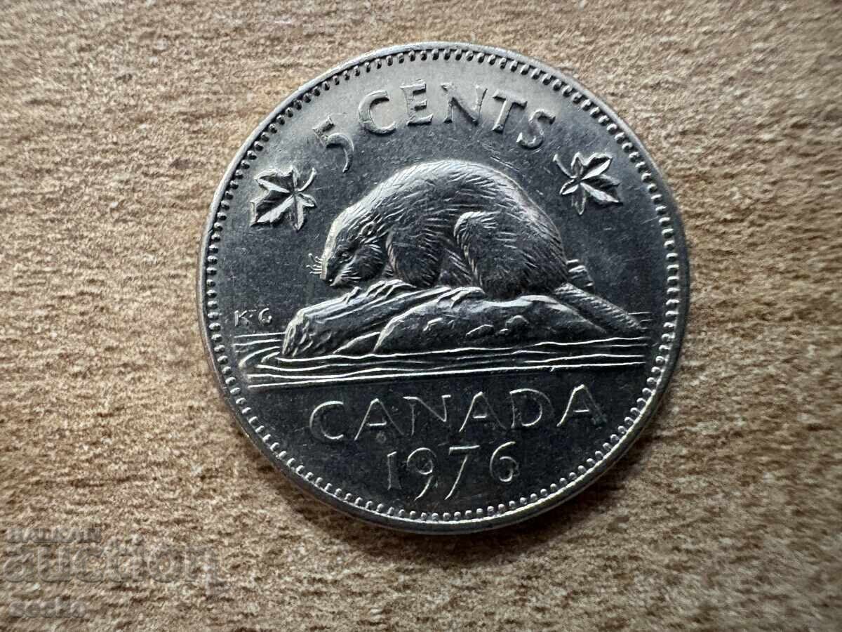 Канада - 5 цента (1976) Канада - 5 цента (1976)