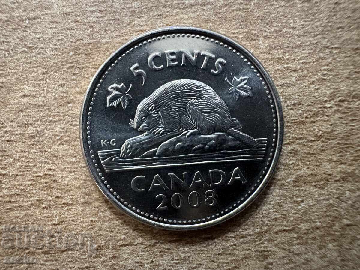 Canada - 5 Cents (2008) Canada - 5 Cents (2008)