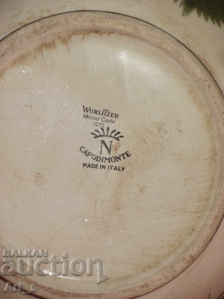 Συλλεκτική κανάτα κρασιού με καπάκι από κασσίτερο Capodimonte - 7