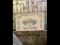 Tablou vechi, imprimeu bulgăresc pe pânză