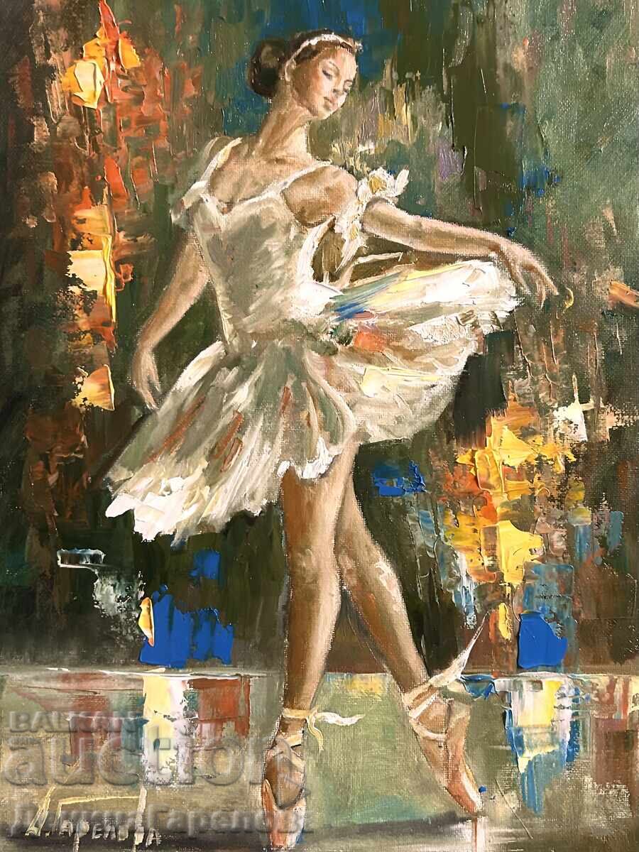 Denitsa Garelova Oil Painting 30/40 "Ballet"