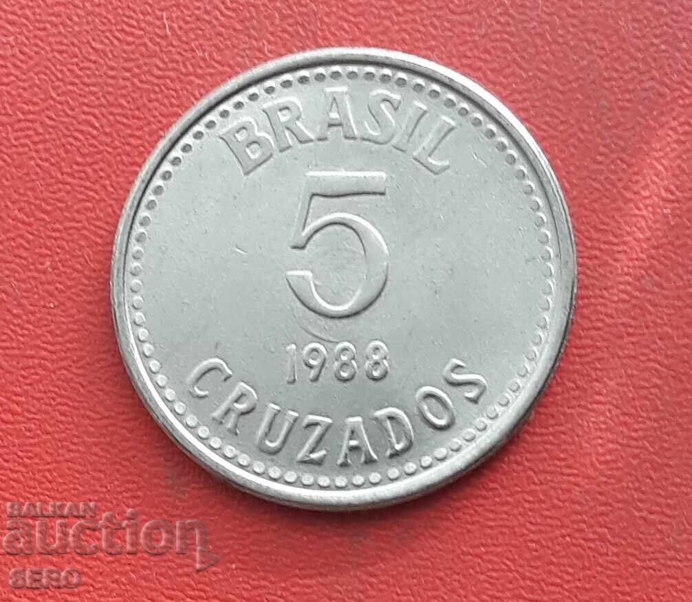 Brazilia - 5 Cruzeiros 1988