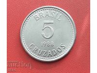Brazil - 5 Cruzeiros 1988