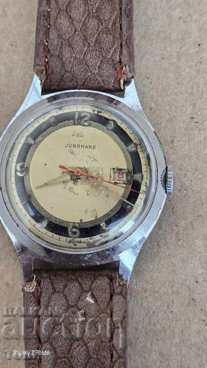 JUNGHANS GERMANY MADE ΣΠΑΝΙΑ ΛΕΙΤΟΥΡΓΙΑ ΧΩΡΙΣ ΕΓΓΥΗΣΗ BZC !!!! με τιμή 10.00 BGN | € 5.11