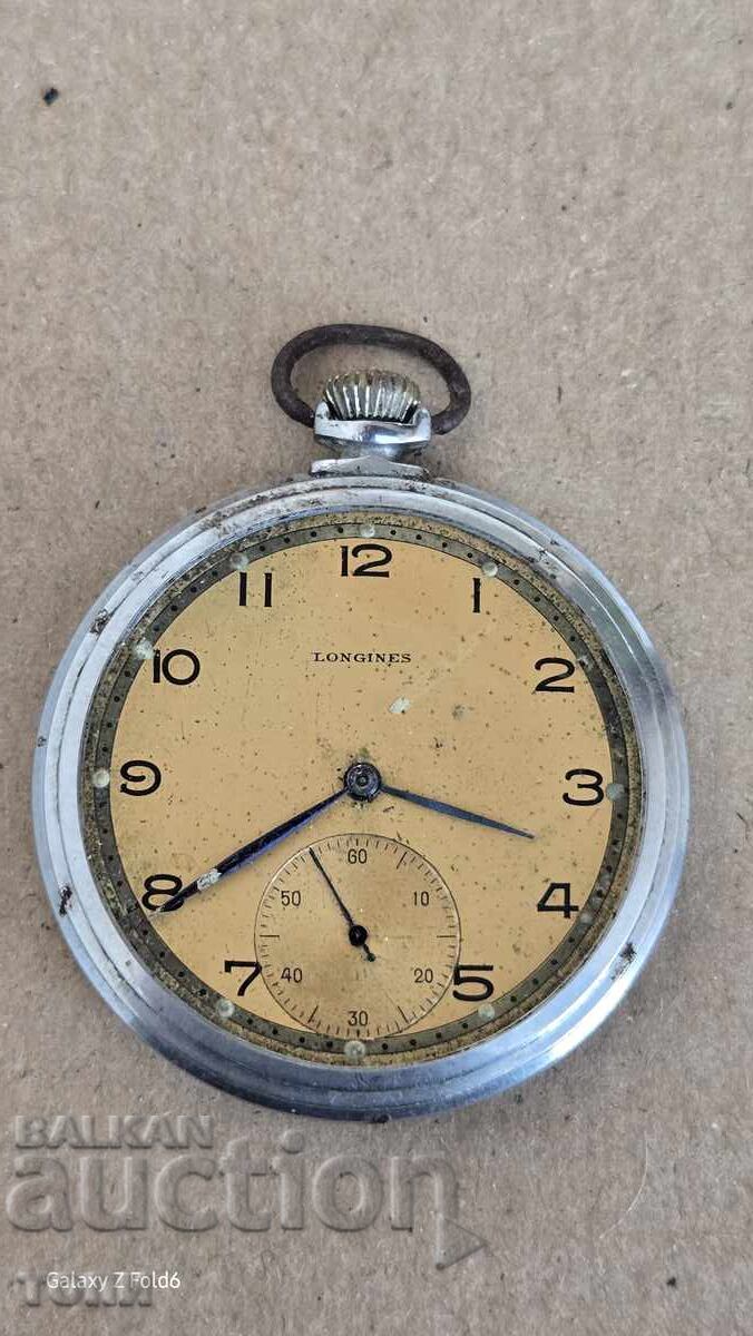 LONGINES SWISS MADE MILITARY РЯДЪК РАБОТИ БЕЗ ГАРАНЦИЯ БЗЦ