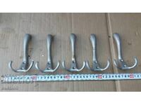 LOT DE 5 BUCĂȚI CU UMERASE MASIVE DIN BRONZ