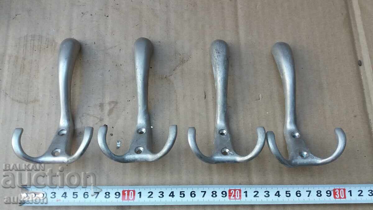 Auction  LOT OF 4 SOLID BRONZE HANGERS