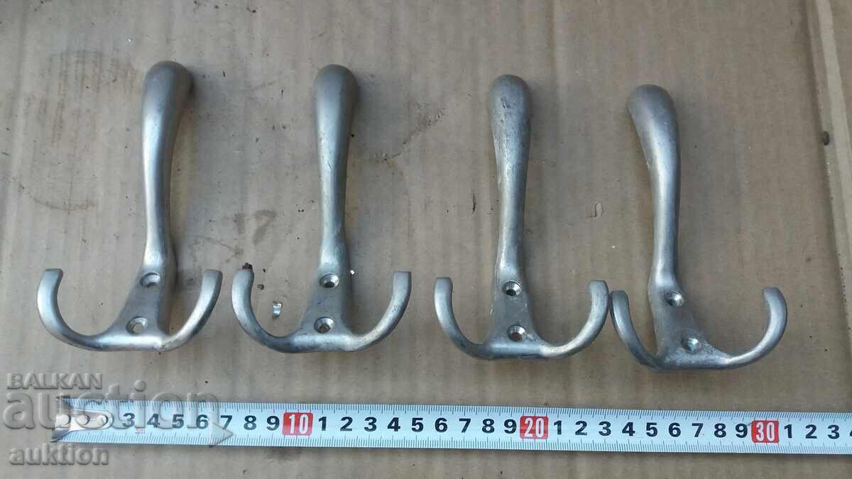 LOT OF 4 SOLID BRONZE HANGERS