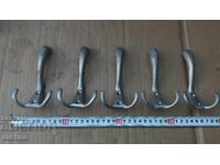 LOT DE 5 BUCĂȚI CU UMERASE MASIVE DIN BRONZ