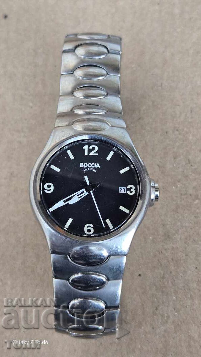 BOCCIA QUARTZ TITANIUM RARE I DON'T KNOW IF IT WORKS BZC!!!! BOCCIA QUARTZ TITANIUM RARE I DON'T KNOW IF IT WORKS BZC!!!!