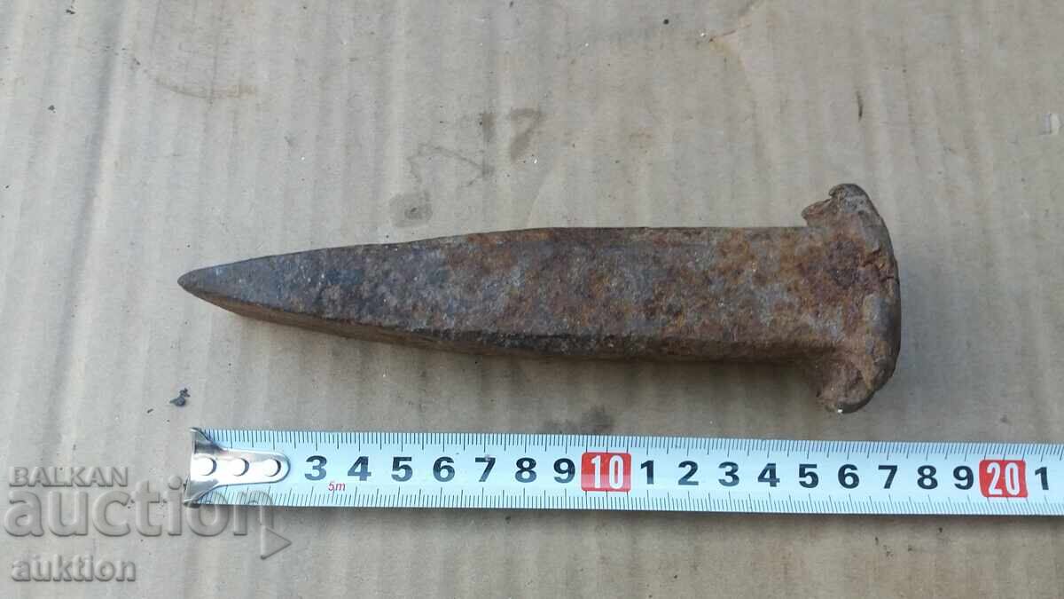 Delivery of MASSIVE FORGED KNIFE, CHOPPER, TOOL FOR THICK TRUNKS