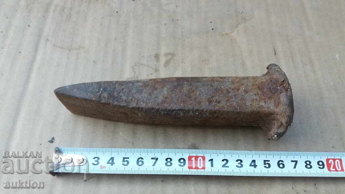 MASSIVE FORGED KNIFE, CHOPPER, TOOL FOR THICK TRUNKS - 5