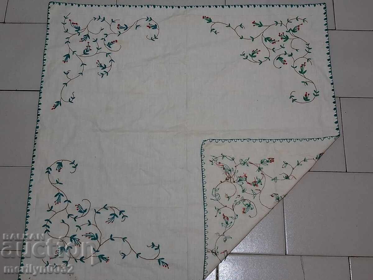 Old embroidered tablecloth milo Bulgarian embroidery carpet with price 49.00 BGN | € 25.05
