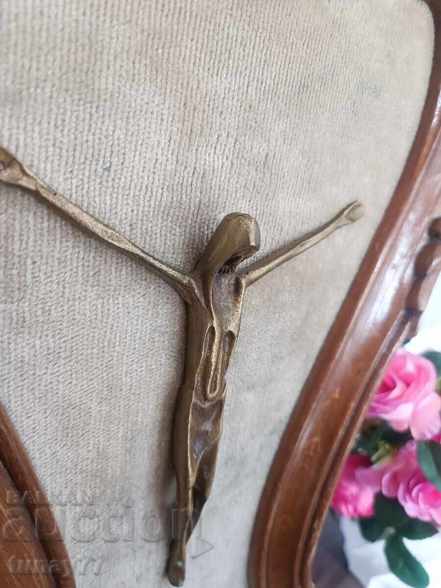 ❗❗ Antique 19th-century Large Wooden Carved Crucifix, ❗❗ - 6 ❗❗ Antique 19th-century Large Wooden Carved Crucifix, ❗❗ - 6