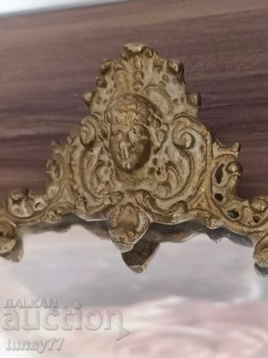 Delivery of Vintage Baroque Mirror, Bronze Hardware Delivery of Vintage Baroque Mirror, Bronze Hardware