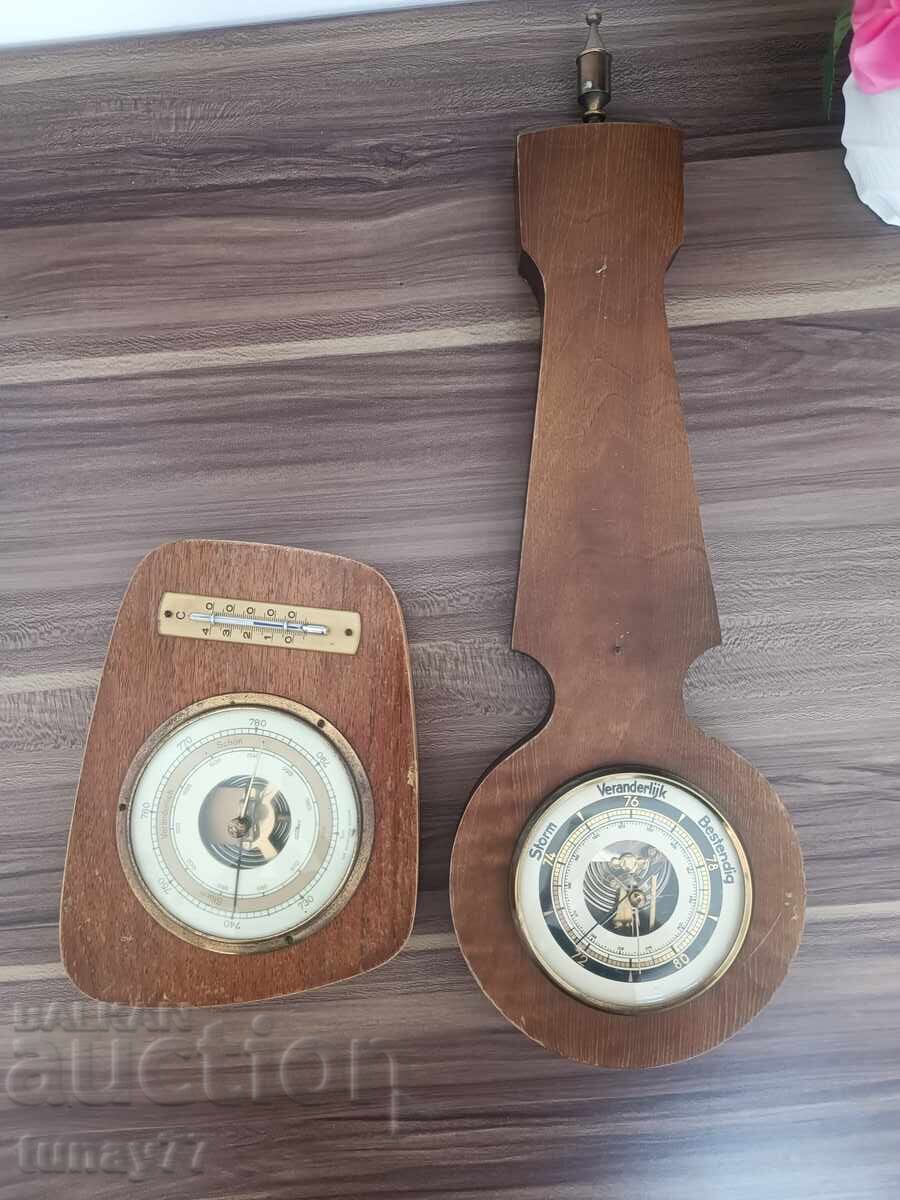 Delivery of Vintage Lot of Barometers and Thermometers Delivery of Vintage Lot of Barometers and Thermometers