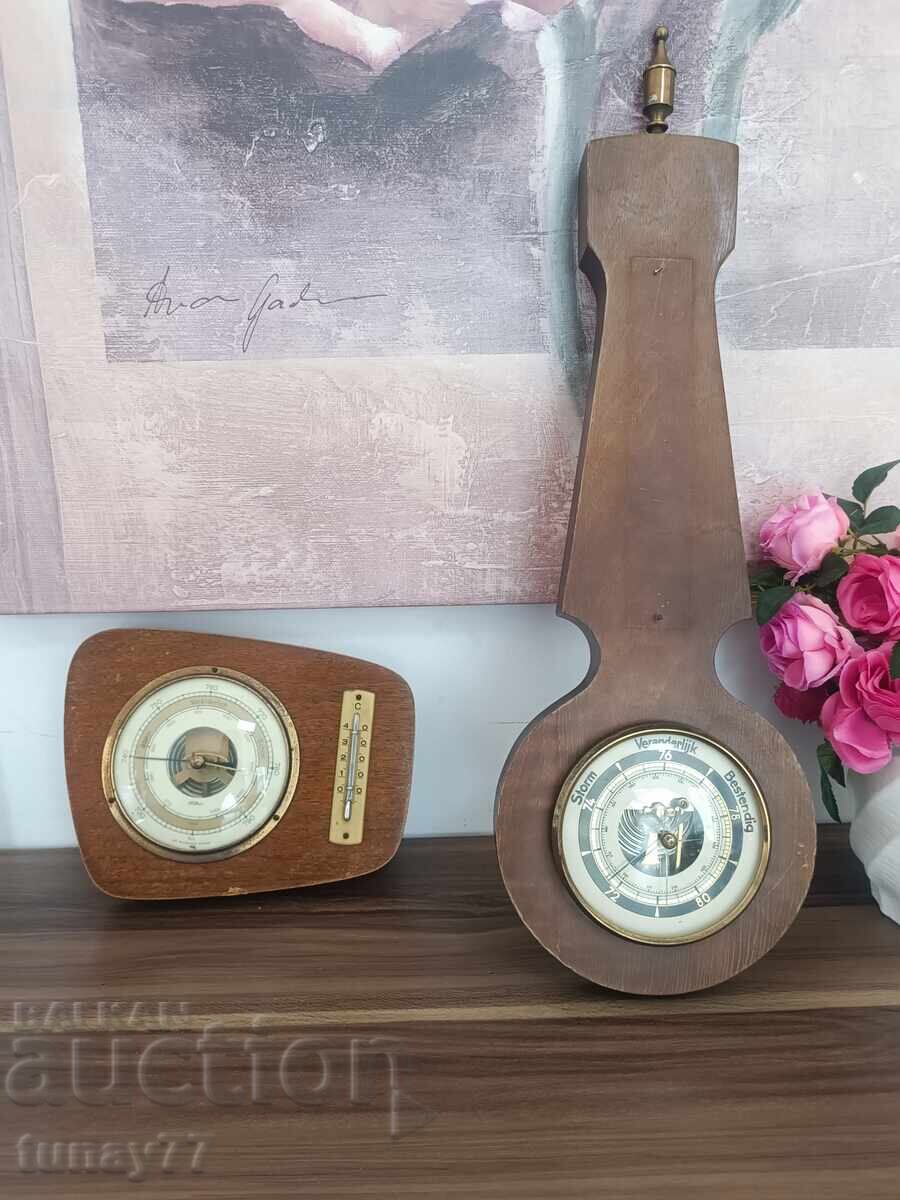 Vintage Lot of Barometers and Thermometers Vintage Lot of Barometers and Thermometers