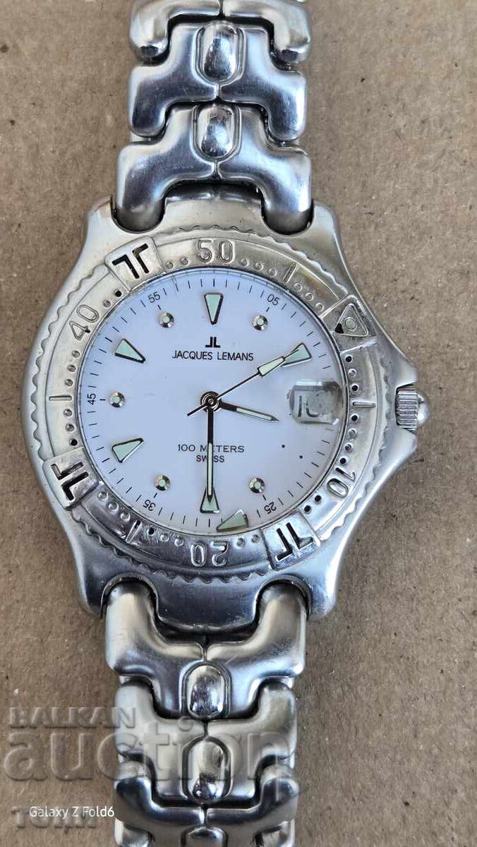 JACQUES LEMANS QUARTZ RARE WORKS WITHOUT WARRANTY BZC !!! with price 26.00 BGN | € 13.29 JACQUES LEMANS QUARTZ RARE WORKS WITHOUT WARRANTY BZC !!! with price 26.00 BGN | € 13.29