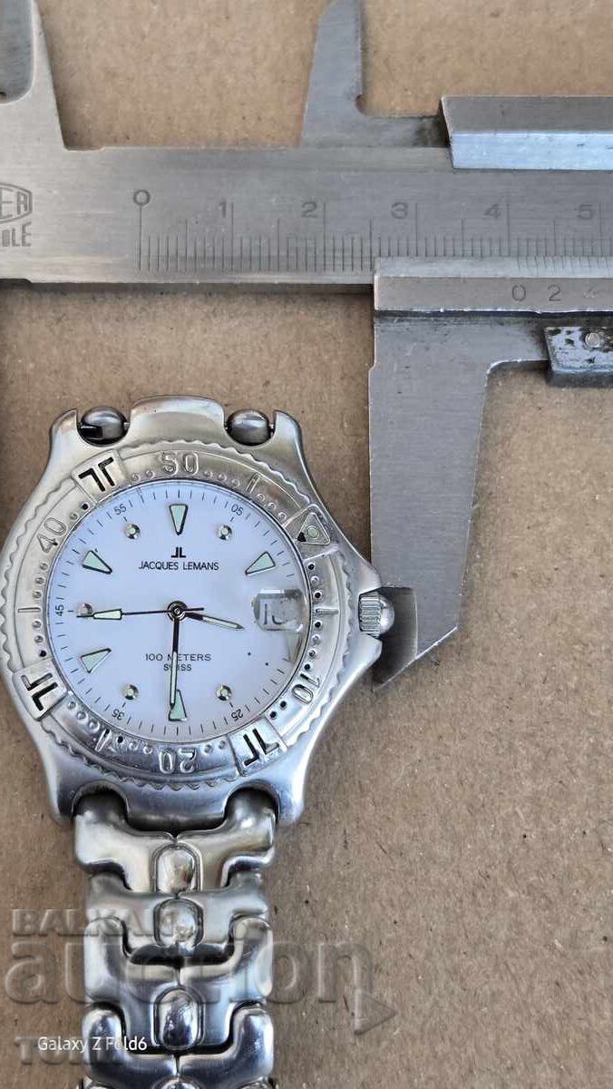 JACQUES LEMANS QUARTZ RARE WORKS WITHOUT WARRANTY BZC !!! - 7 JACQUES LEMANS QUARTZ RARE WORKS WITHOUT WARRANTY BZC !!! - 7