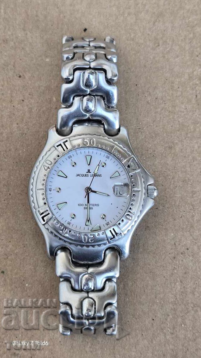 JACQUES LEMANS QUARTZ RARE WORKS WITHOUT WARRANTY BZC !!! JACQUES LEMANS QUARTZ RARE WORKS WITHOUT WARRANTY BZC !!!