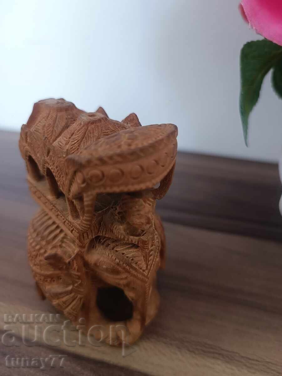 Аукцион Винтиж фина дърворезба слон красота Аукцион Винтиж фина дърворезба слон красота