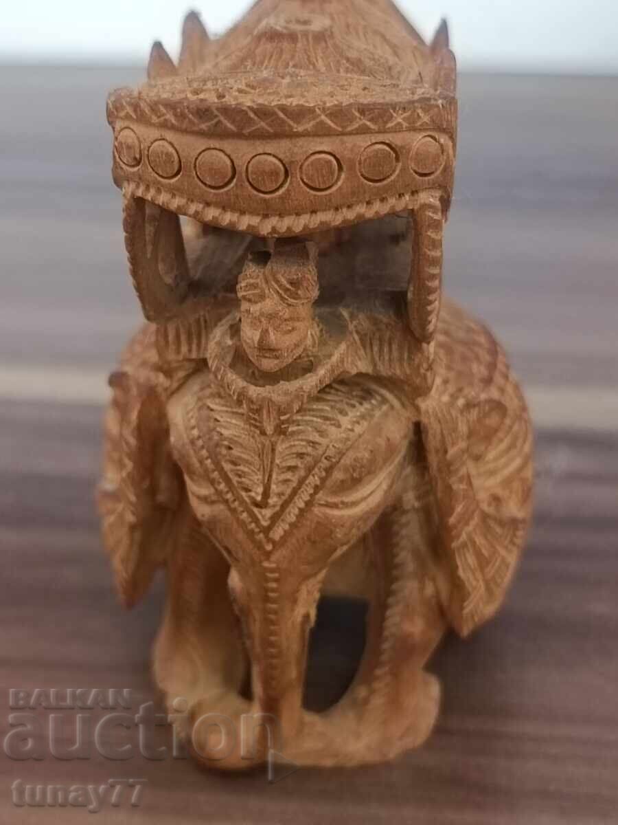 Винтиж фина дърворезба слон красота - 6 Винтиж фина дърворезба слон красота - 6