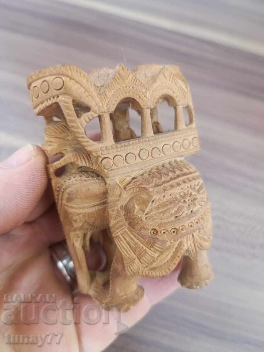 Винтиж фина дърворезба слон красота - 7 Винтиж фина дърворезба слон красота - 7
