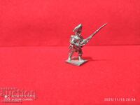 Soldat de plumb vechi din anii '50, necolorat, detaliat Kinder