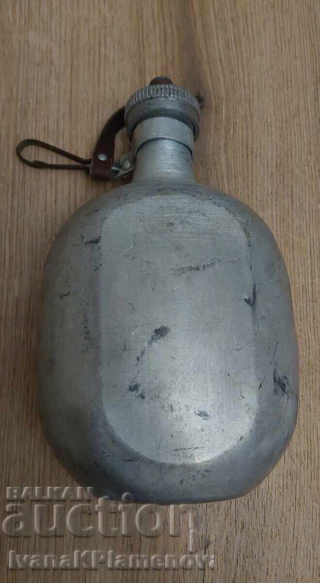 Retro flask for connoisseurs, aluminum with price 20.00 BGN | € 10.23
