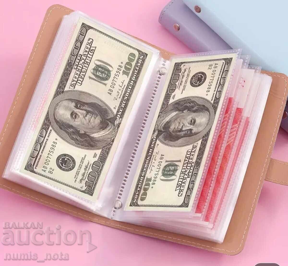 Доставка на Джобен албум за банкноти с 50 листа /c Доставка на Джобен албум за банкноти с 50 листа /c