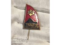 Vechi Insigna Socială Emailată