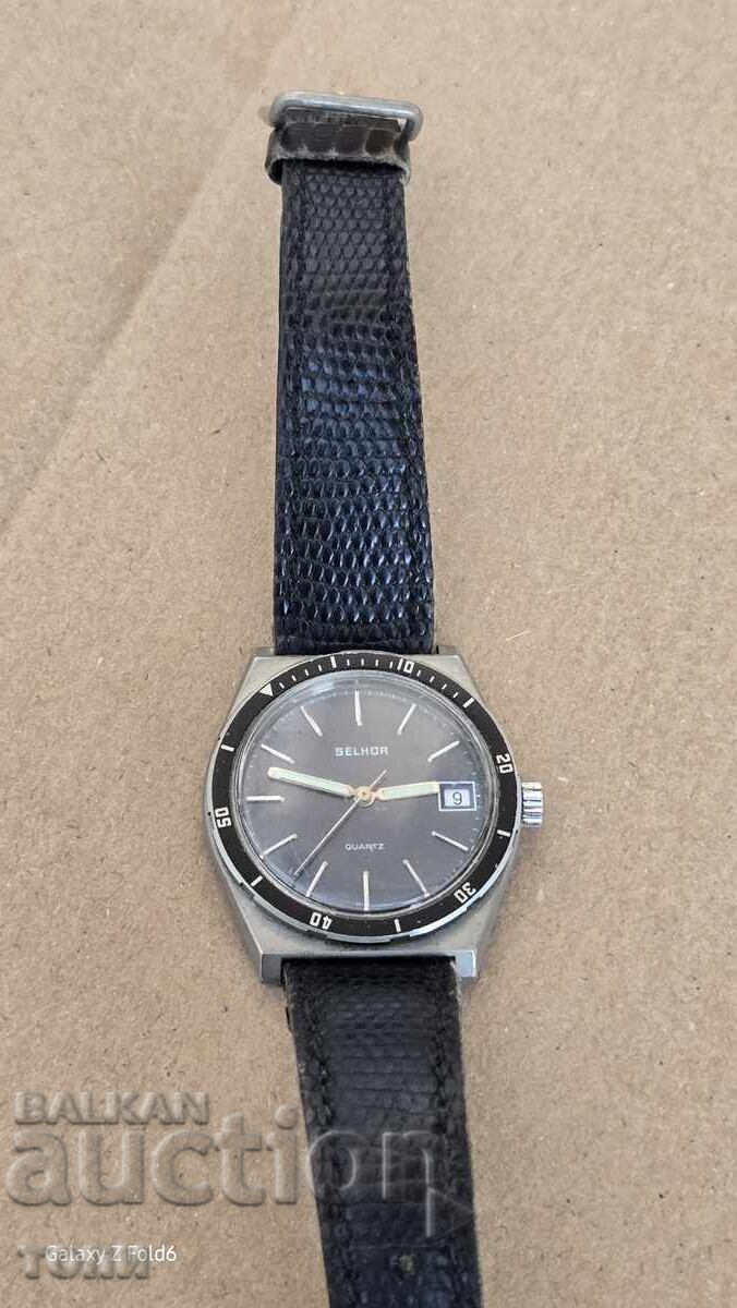Δημοπρασία SELHOR QUARTZ SWISS MADE ΣΠΑΝΙΟ ΔΕΝ ΞΕΡΩ ΑΝ ΛΕΙΤΟΥΡΓΕΙ BZC!!!!